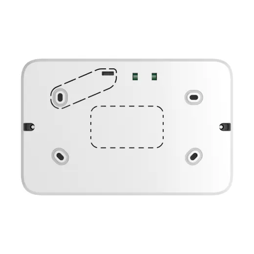 EN54 IO Module (2x2), bezdrát. modul pro integraci drátových zařízení do systému Ajax, 2 vstupy, 2 výstupy, bílý